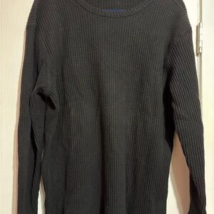 UGG Black Waffle Knit Top